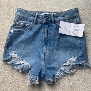 NWT ZARA Jean short size 34